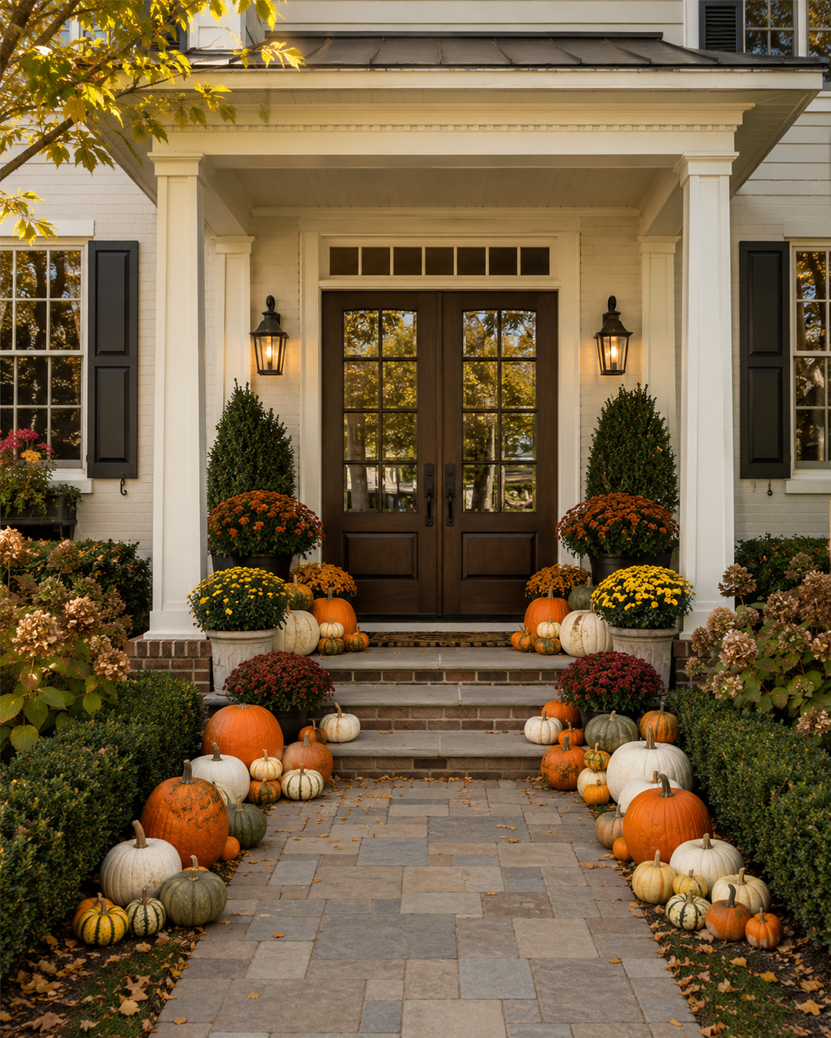 The Homecoming — <span data-brand-name>Porch Pumpkin Co.</span> porch pumpkin display